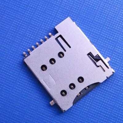 江苏microSim push type 6+1pin with CD can be reversed to the PCB